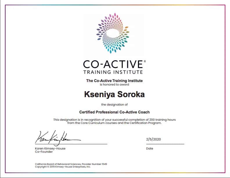 Co-Active Coaching Institute: Jak zdobyć renomowane certyfikaty coachingu